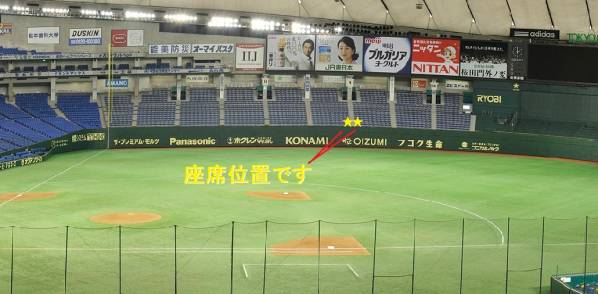 前方通路側ペア★7/6(水)【巨人vs阪神】レフトビジター応援2-3列