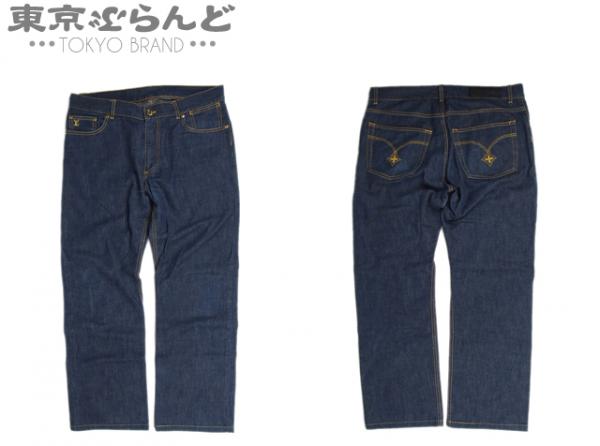 005006594 ヴィトン ジーンズ デニム #44 インディゴブルー 1◆