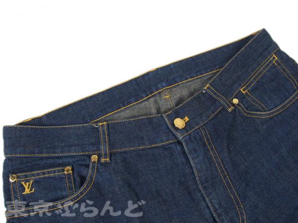 005006594 ヴィトン ジーンズ デニム #44 インディゴブルー 1◆