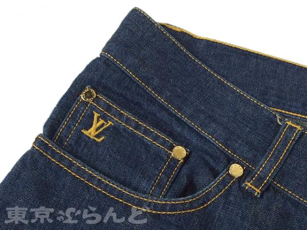005006594 ヴィトン ジーンズ デニム #44 インディゴブルー 1◆