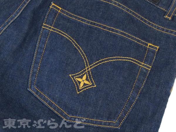 005006594 ヴィトン ジーンズ デニム #44 インディゴブルー 1◆