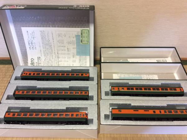 KATO】165系基本+サロ+サハシ 5両セット 未使用品 新品同様 走行少い