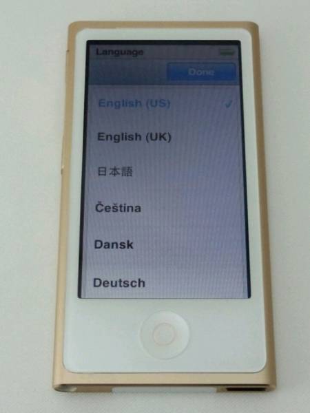 Apple iPod nano 16GB ゴールド MKMX2J/A (2015) 新橋店