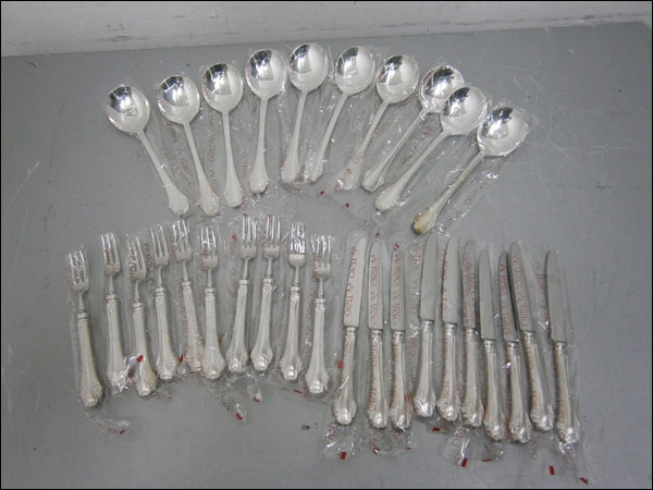 ■得々■未使/洋白/TRIO/E.P.N.S他/カルテット/カトラリー30本/2