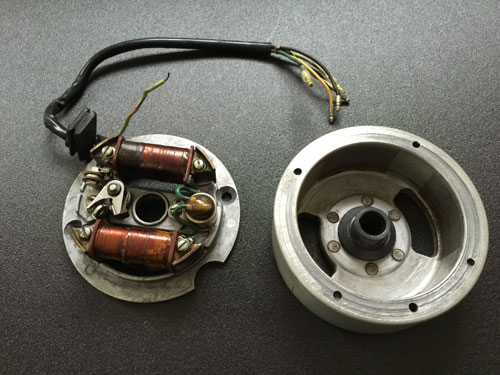 スポーツカブ　スポカブ　c100　c110　c115　フライホイール③