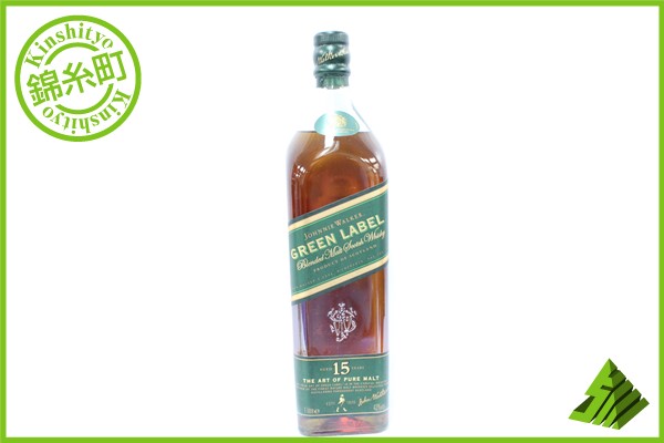 ◇1円～ ジョニーウォーカー グリーンラベル 15年 1000ml K