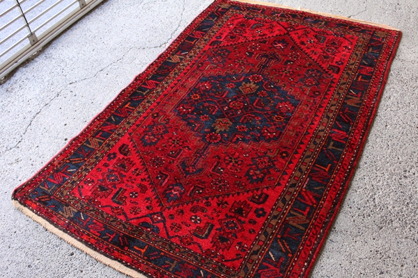 こういう赤に私はなりたい ぺルシャ絨毯 ラグ 199㎝ WHPRL2093
