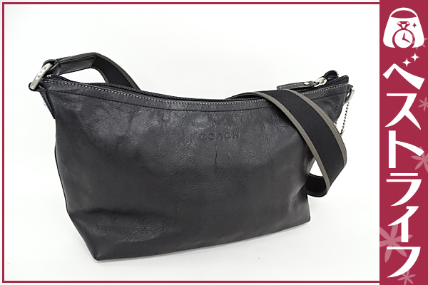COACH ショルダーバッグ コーチ 美品 F70559 ヘリテージ ブラウン 