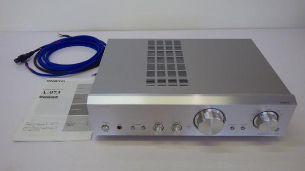 H140◆ONKYO インテグレーテッドアンプ A-973 動作確認済 取説有