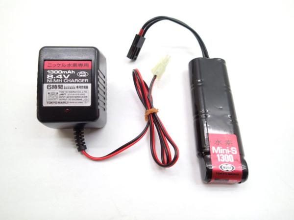 6265】東京マルイ 純正ミニバッテリー&充電器セット