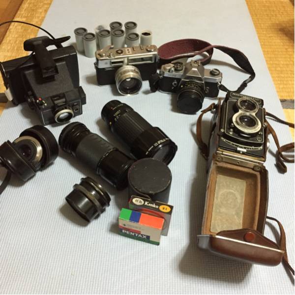 フィルムカメラ レンズ他 色々まとめて フィルムおまけ 家庭内整理中