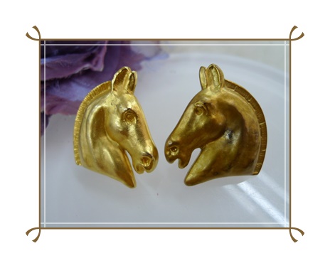 ◆エルメス HERMES イヤリング◆馬◆ハP5790◆