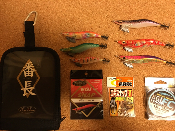 エギ番長セット。E.G エバーグリーン