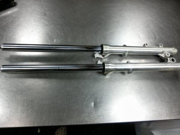 FT500 フロントフォーク左右セット、綺麗☆PC07、FT400