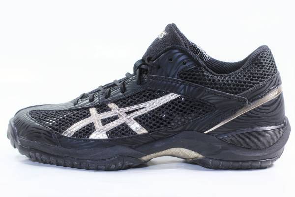 新品！アシックス TBF314　ゲルフープゼロ LO　黒金　24.5cm