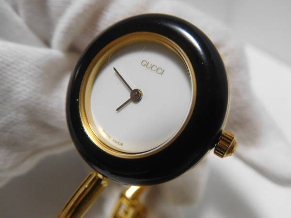 1円～ジャンク品 グッチ チェンジベゼル クォーツ(G-H54)