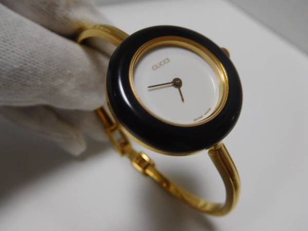 1円～ジャンク品 グッチ チェンジベゼル クォーツ(G-H54)