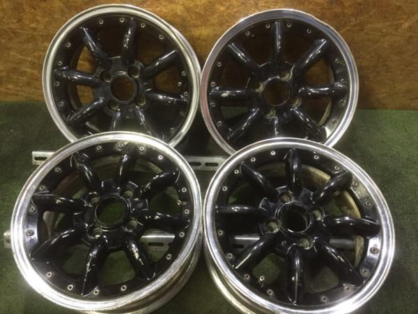 ワタナベ風ホイール 14×6J 4H PCD100 +40 旧車 4本Set