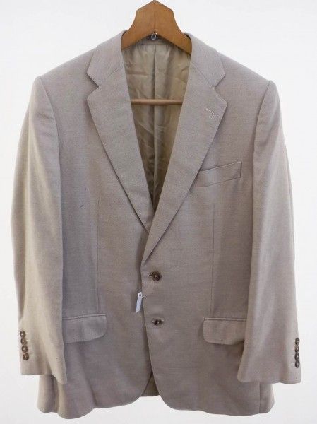 ダンヒル カシミヤ ジャケット 42 ライト ベージュ ＃36373