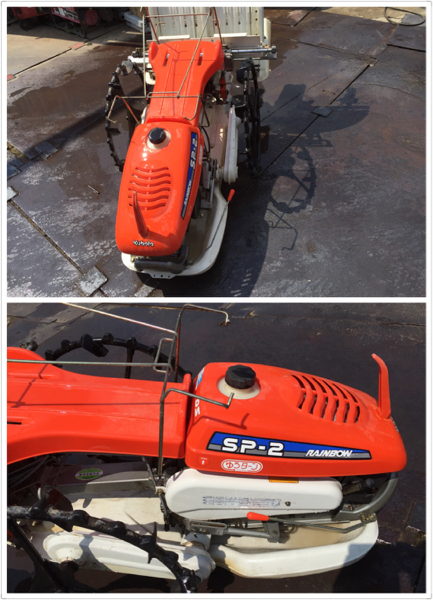美品 Kubota クボタ SP-2 田植機 歩行型 2条 3.2馬力 RAIBOW
