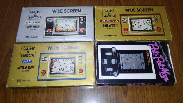 GAME＆WATCH 4点 中古品ジャンク (携帯型) の落札 「ジャンク品 