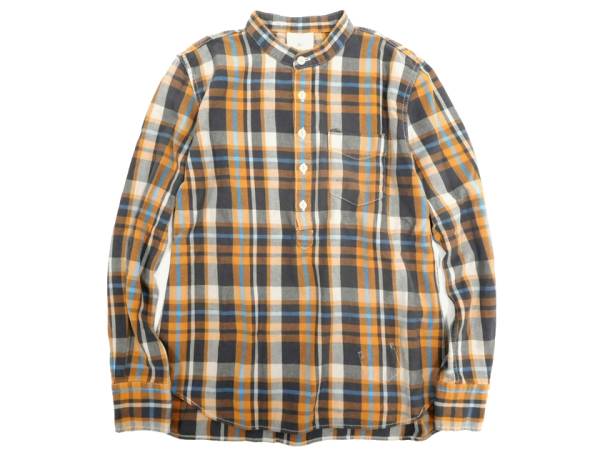 新品 レミレリーフ 日本製 プルオーバー チェックシャツ M