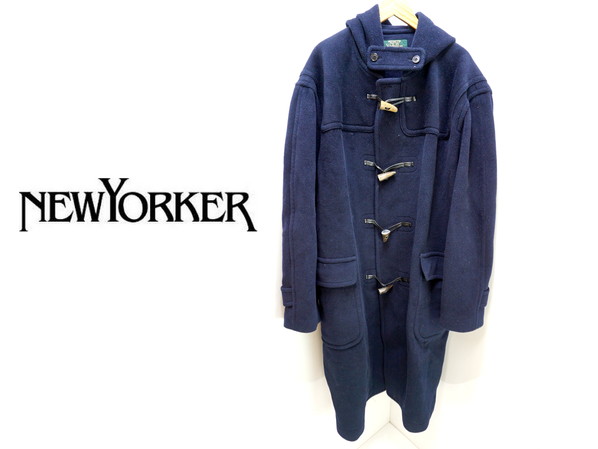 □ニューヨーカー NEWYORKER 紺 4Lビッグ ダッフルコート□DK