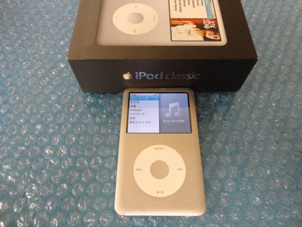 中古☆Apple ipod classic 80GB MB029J/A 第6世代☆シルバー 新作登場