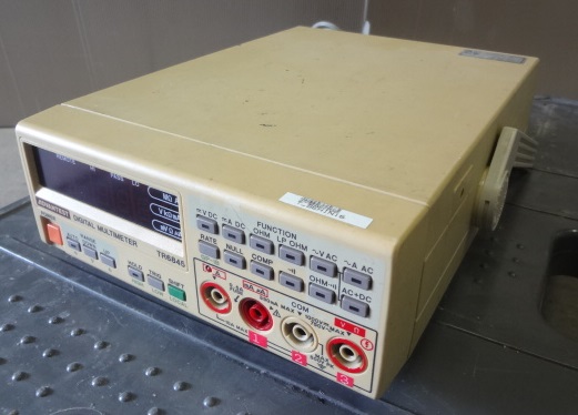 ADVANTEST デジタルマルチメータ R6845　ジャンク品