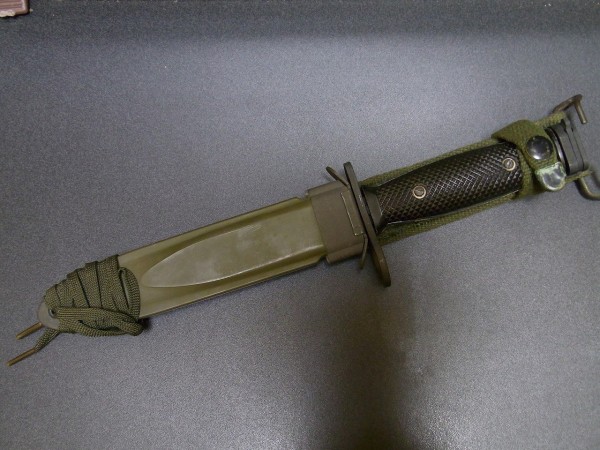 米軍 M7バヨネット M16銃剣用 M10スカバード スキャバード 鞘 PX物