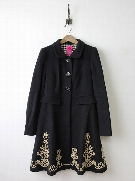 DOLLY GIRL BY ANNA SUI コードエンブロイダリーコート3*上着 あ 