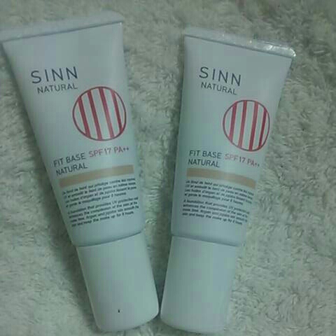 SINN フィットベース(UVメイクアップベース)ナチュラル20g×2本