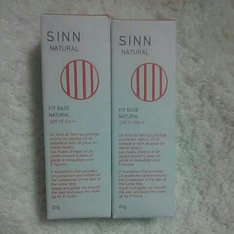 SINN フィットベース(UVメイクアップベース)ナチュラル20g×2本
