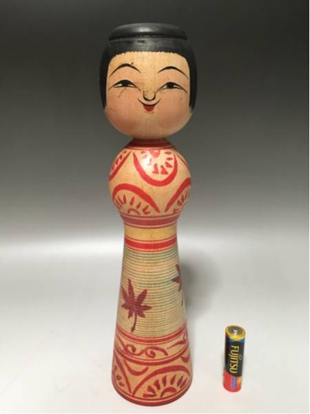 希少 戦前戦後 伝統 こけし 盛秀太郎 津軽系 郷土玩具 24.5cm