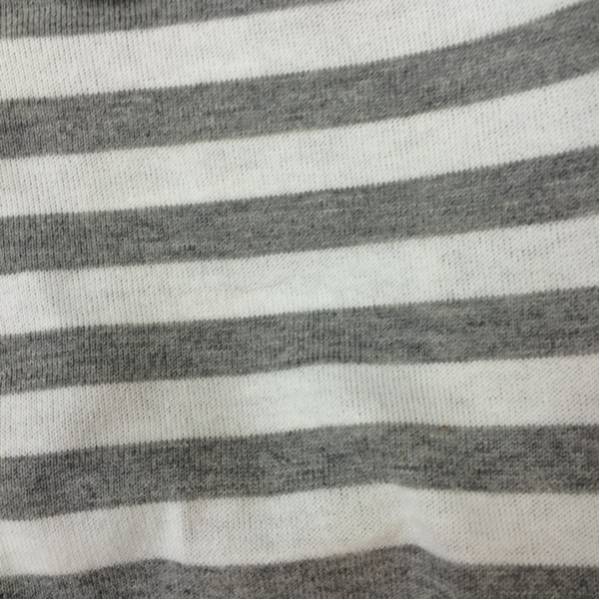 fuwarieグレーボーダーハイネックＴ胴42完成品_3