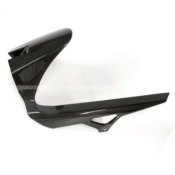 綾織カーボンインナーフェンダー+チェーンカバー★MONSTER821