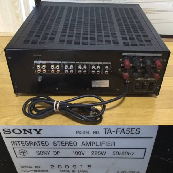SONY . TA-FA5ES プリメインアンプ オーディオ機器 アンプ 【公式通販】