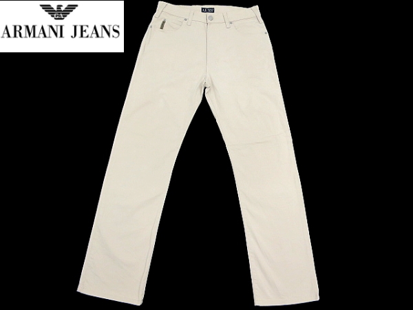 J5967★AJ アルマーニ★薄地 COMFORT　FIT ストレートパンツ 31