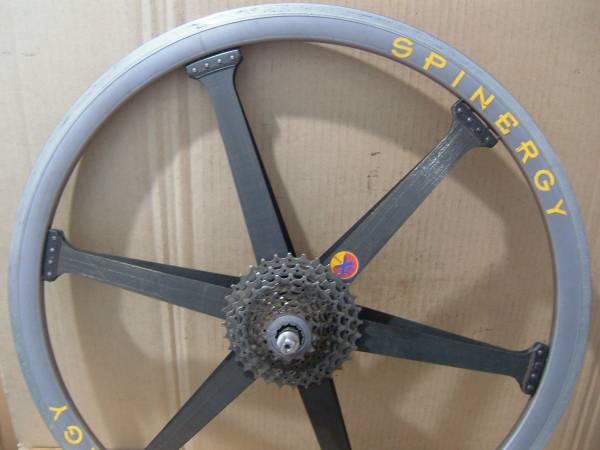 中古 26インチMTB用リアホイール 8速 SPINERGY 訳あり 中古26
