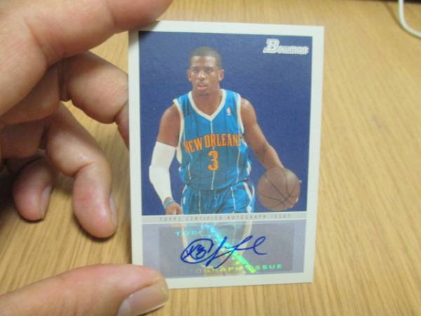 クリス・ポール直筆サインカード ナンバー1ポイントガード