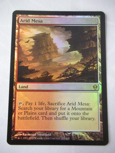 MTG】乾燥台地／Arid Mesa／プレミアム神話レア 1枚