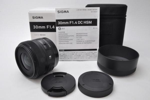 SIGMA　30mm F1.4 DC HSM Ａｒｔ　Ｃａｎｏｎ EF 用 シグマ