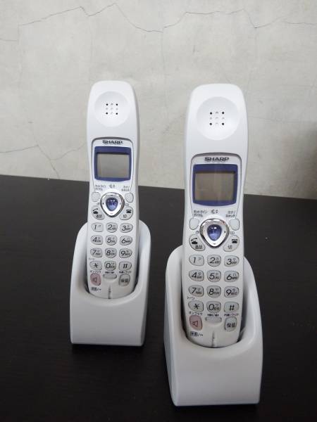 【シャープ】UX-F12CW/普通紙ファクシミリ/子機2台【超美品】