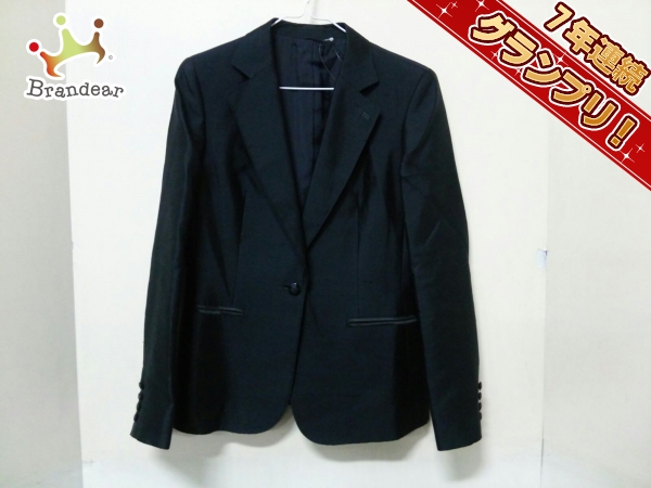 レリアン ジャケット 9 レディース 黒 シルク Leilian Leilian 