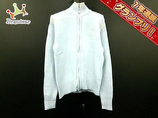 ディーゼル 長袖セーター L メンズ 美品 ジップアップ DIESEL