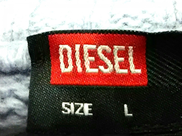 ディーゼル 長袖セーター L メンズ 美品 ジップアップ DIESEL