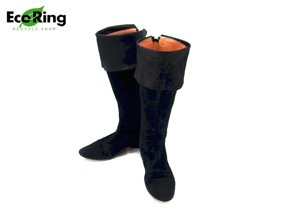 1円 フォクシー ニューヨーク ブーツ ブラック size37・BH034