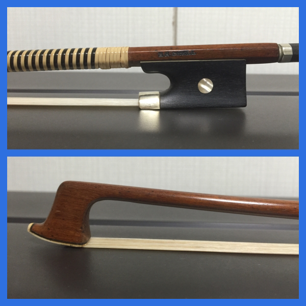 H.W.PRELL ドイツ製バイオリン弓 4/4 1円 バイオリン 1⁄2 MSV2 弦楽器