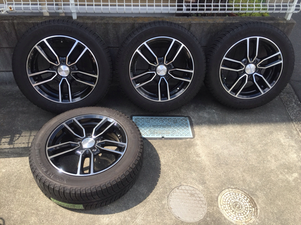 正規品/新 EURO TECH 16－6.5J ミシュランx－ICE 205/55R16 ベンツB200