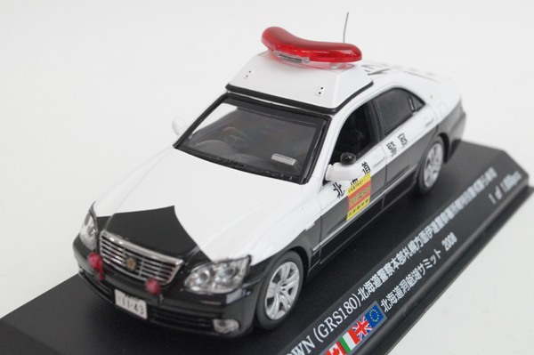 レイズ 1/43 クラウン GRS180 2008 北海道警察本部札幌方面 伊11